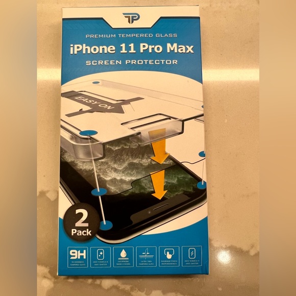 Power Theory Iphone screen protector. Tempered glass for 11 Pro Max iphone - Picture 2 of 3